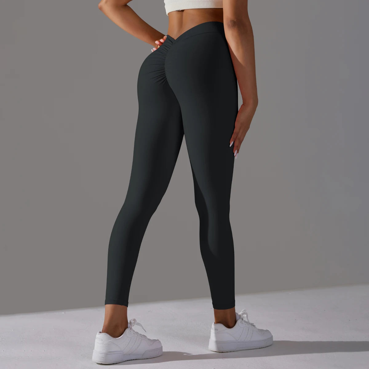 Long Shaping Leggings Push-Up Effect And High Waist