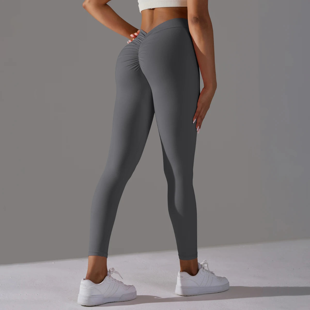 Long Shaping Leggings Push-Up Effect And High Waist