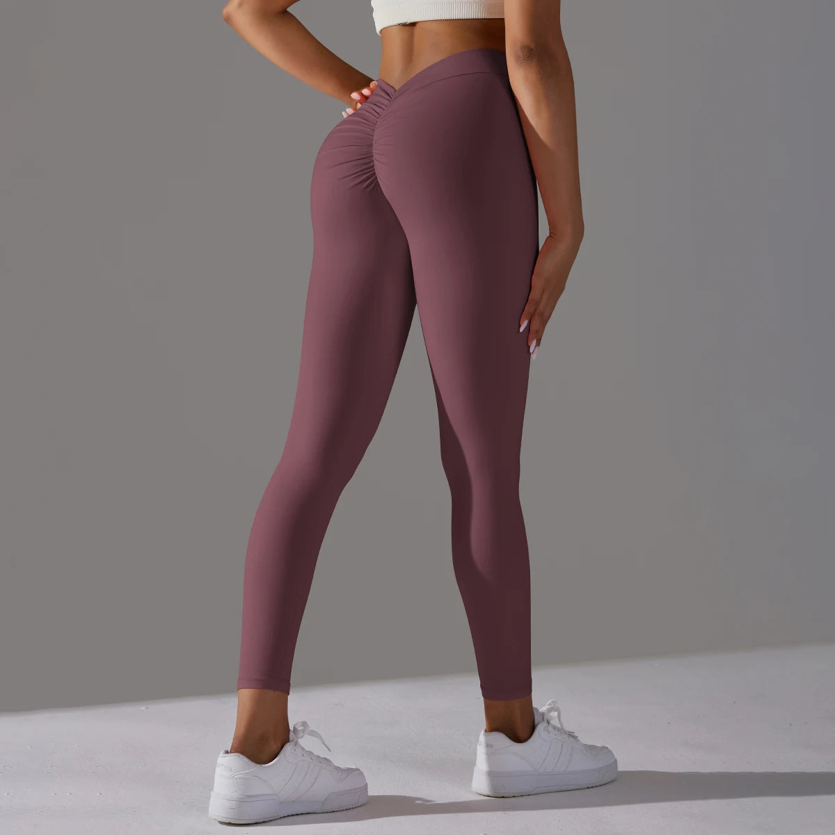 Long Shaping Leggings Push-Up Effect And High Waist