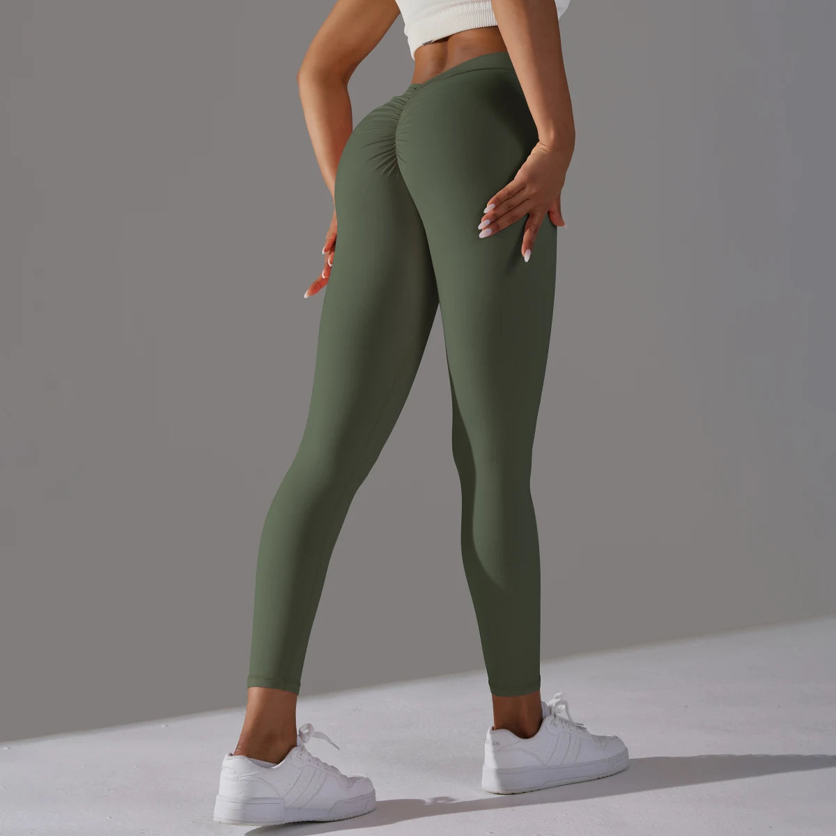 Long Shaping Leggings Push-Up Effect And High Waist