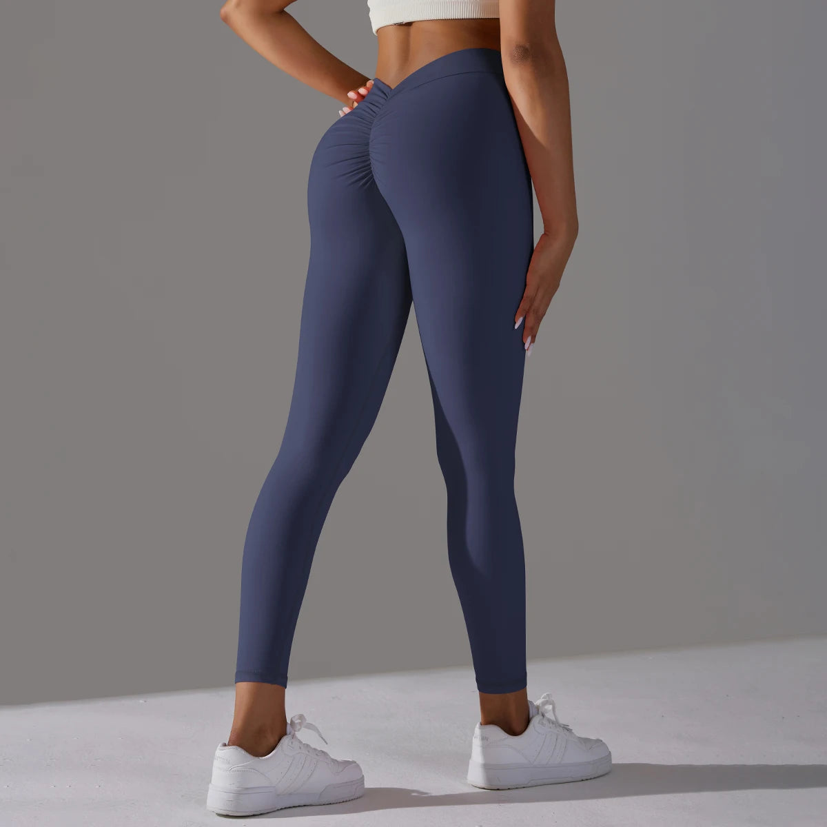 Long Shaping Leggings Push-Up Effect And High Waist