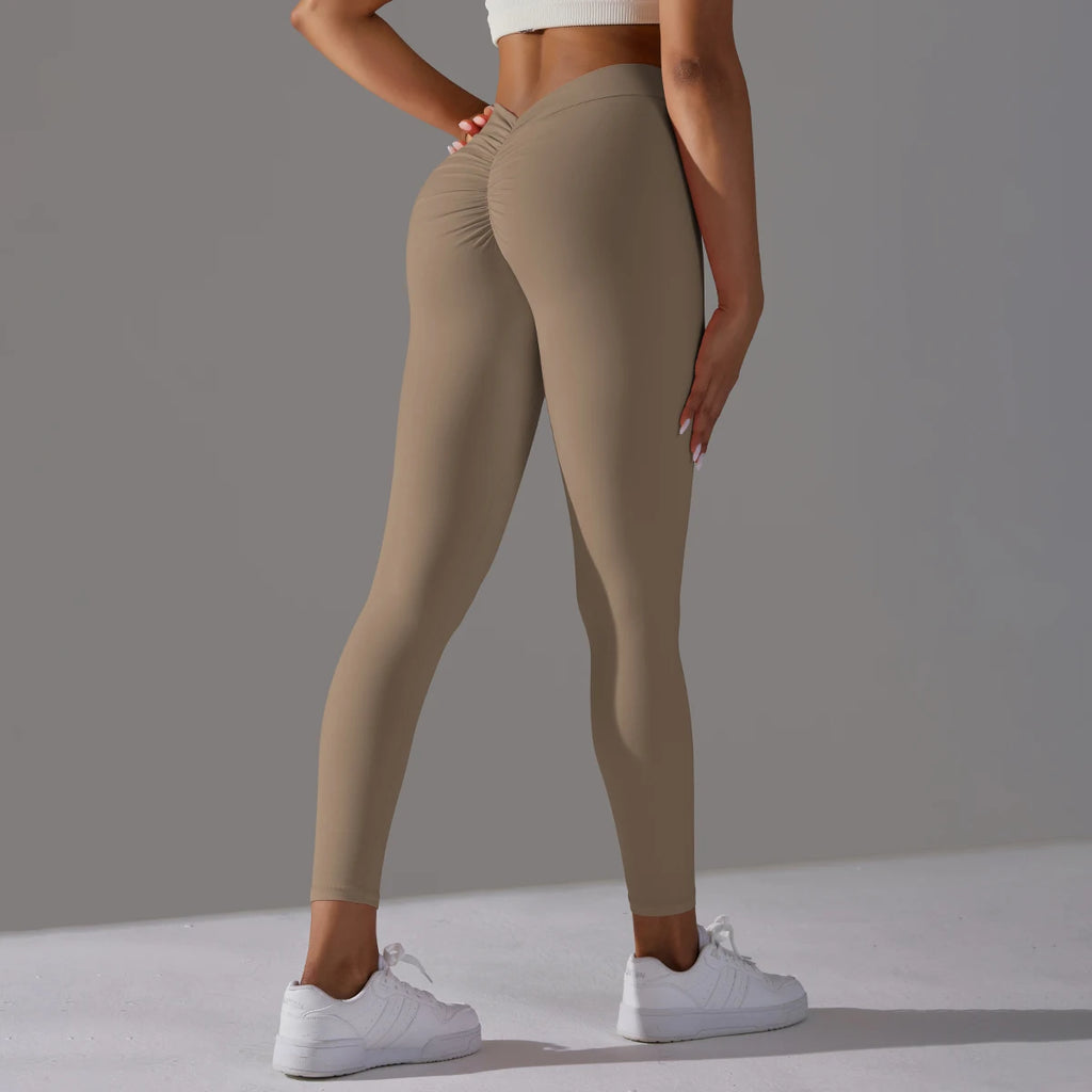 Long Shaping Leggings Push-Up Effect And High Waist