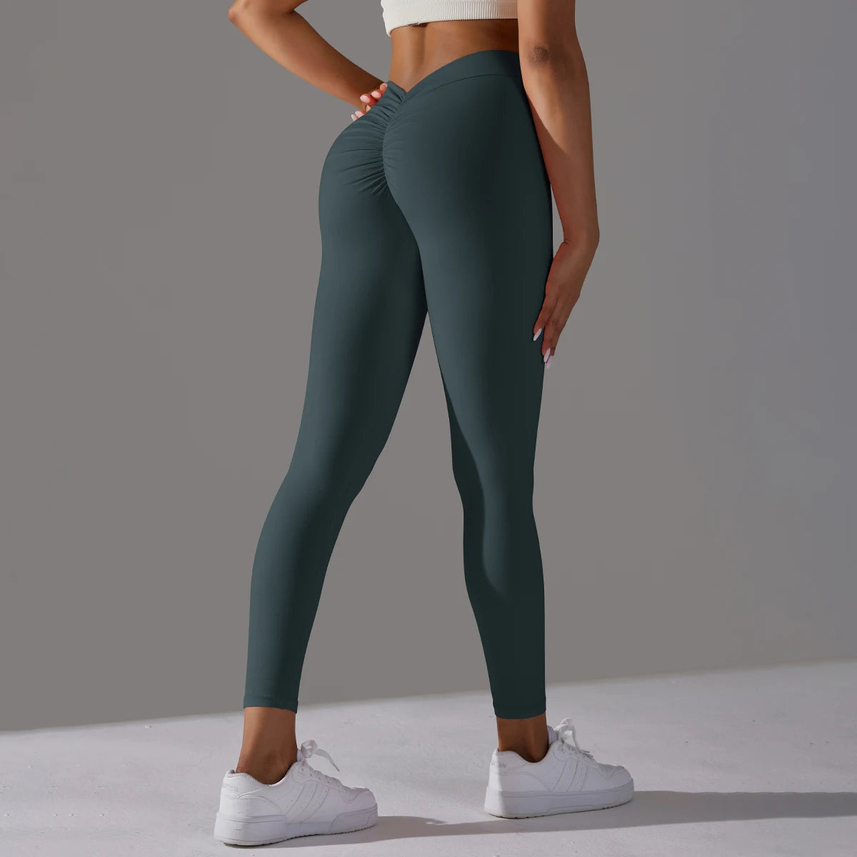 Long Shaping Leggings Push-Up Effect And High Waist