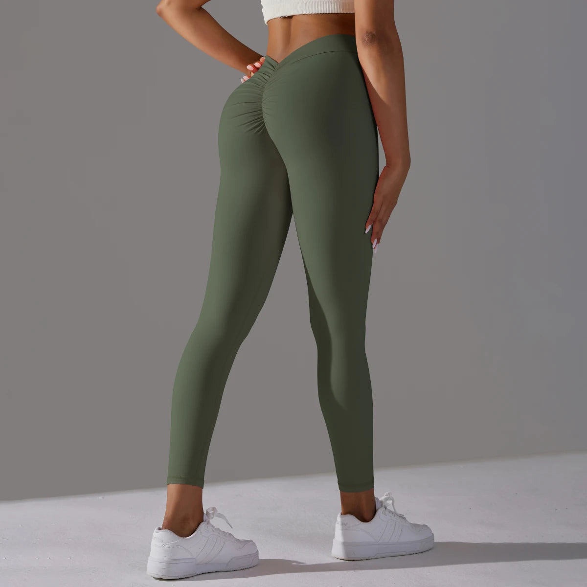 Long Shaping Leggings Push-Up Effect And High Waist